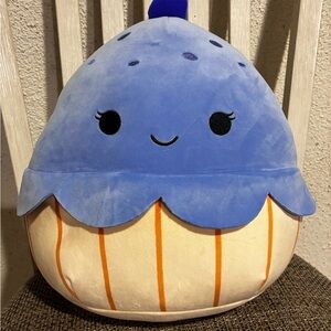 Blue and Cream Cupcake Plush